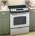 GE JSP42SNSS 30" Slide-in CleanDesign Electric Range with 4 Heating Elements, 4.4 cu. ft. Self-Clean Oven, TrueTemp System, Storage Drawer and ADA Compliant: Stainless Steel