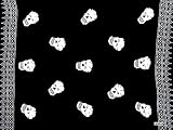SKULL SARONG BLACK / WHITE