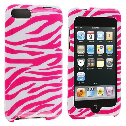 Pink / White Zebra Design Crystal