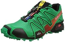 Salomon Men's Speedcross 3 Trail Running Shoe (9.5 D(M) US, Real Green / Red / Black)
