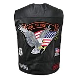 American Pride 66-W Biker Leather Vest