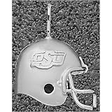 LogoArt Oklahoma State Cowboys Sterling Silver Team Helmet Pendant
