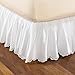 White Crochet Edge Bed Skirt - Full