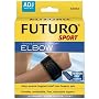 Futuro Tennis Elbow Support (w / tension pad), One Size/ADJ, Black, 1 Support (Pack of 2)