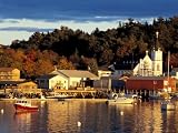 Our Lady Queen of Peace Catholic Church, Boothbay Harbor, Maine, USA Photographic Poster Print by Jerry & Marcy Monkman, 16x12