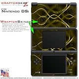 Nintendo DSi Skin Abstract 01 Yellow WraptorSkinz Skins (DSi NOT INCLUDED)