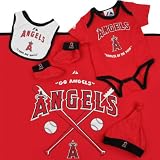 Los Angeles Angels of Anaheim Newborn 5 Piece Gift Set