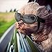 Namsan Stylish and Fun Pet/Dog Puppy UV Goggles Sunglasses Waterproof Protection Sun Glasses for Dog (Bright Black)