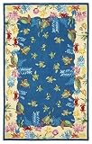 Accents Turtles, Star Fish, Crabs Blue / Yellow Novelty Rug Size: 8 x 10