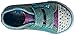 Skechers Kids Shuffles Bow Buddies Light-Up Sneaker (Toddler/Little Kid),Turquoise/Lavender,10 M US Toddler