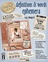 Hot off the Press - Definitions & Words Ephemera Images (Paper Pizazz)