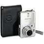 Leather Camera Case for the Pentax Optio S7, S12 - Black