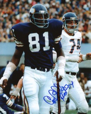 Carl Eller signed Minnesota Vikings HOF04 8x10 Photo