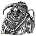 Creepy Grim Reaper Antique Finish Belt Buckle Death