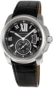 Cartier Men's W7100041 Calibre de Cartier Leather Strap Watch from Cornerwind Media
