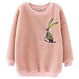 女の子服　可愛い　アウター　暖かい　上着　長袖　ジュニア　ガールズ　リトルプリンセス　秋冬　ピンク　160cm