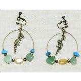 COBANO(コバノ) BIRD EARRING バードモチーフ 天然石 イヤリング