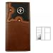 Western Wallets - Silver Cross and Textured Leather Wallet