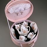 Children's 17 Piece Porcelain "Beatrix Potter" Tea Set for 2 (Collectible Heirloom Quality)