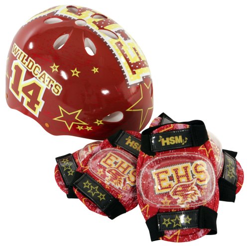 High School Musical Hardshell Bicycle Helmet and Protective Pad Value Pack (Youth)