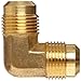 Anderson Metals - 54055-08 Brass Tube Fitting, 90 Degree Elbow, 1/2