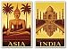 Exotic India and Escape to Asia Set by Steve Forney 24"x16" Art Print Poster