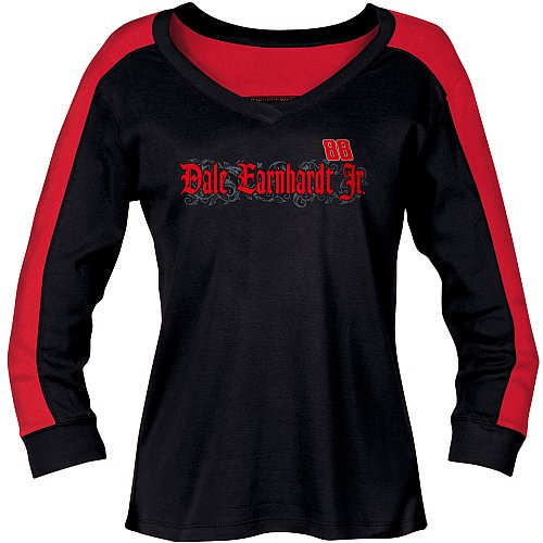 Buy Chase Authentics Dale Earnhardt, Jr. Ladies True Racer 3 4 Sleeve Tee by Chase Authentics