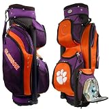 NCAA Clemson Tigers Lettermans Club Cooler Cart Bag