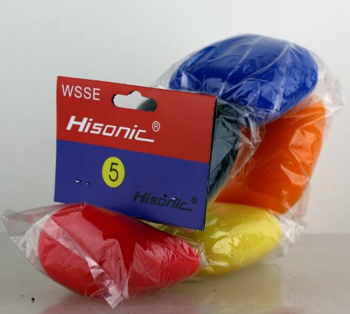 Hisonic BTWS5P Ball-type Microphone Windscreen for Handhel Microphones, Fits most of the Handhled Microphones, 5-pack