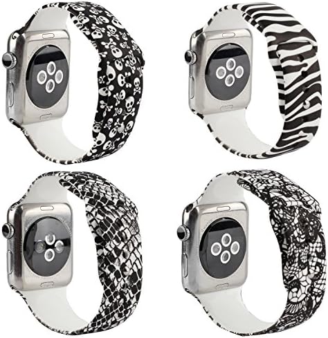 AnBell Replacement Band for Apple Watch, Strap Bands for iwatch, Silicone Sport Style Wristband, Personalized Design, 16 Colors, Both 38mm and 42mm Models Available