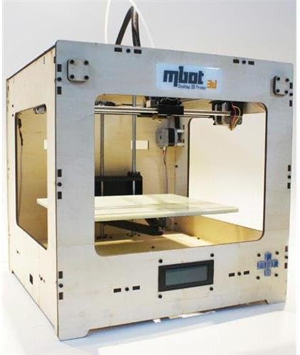 Mbot MB3D001 Plywood 3D Printer 200*200*200mm Build Volume Single Head Extruder
