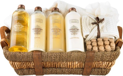 Childrens Toyshop   : Winter in Venice - Coconut African Spa Basket - Pamper Gift Set