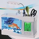 Mini Aquarium LED Clock