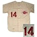 Pete Rose Autographed/Hand Signed Cincinnati Reds Baseball Jersey with 4256 Inscription
