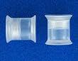 Internally Threaded Acrylic Screw on Plugs - Clear - 4g - Sold as a Pair