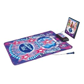American Idol Star Stage Light Up Dance Mat w Microphone by Moose Mountain
