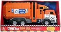 Tonka Mighty Motorized Garbage Truck With Figure - Orange