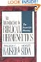 Introduction to Biblical Hermeneutics, An