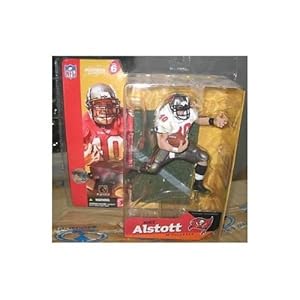 Mike Alstott #40 Tampa Bay Buccaneers White Jersey Chase Alternate Variant McFarlane NFL Series 6 Action Figure