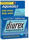 Diurex AquaGels Soft Gels Water Capsules, 24 Count