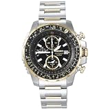 Seiko Mens Flight Computer Two-Tone Watch #SNAD06 by Seiko