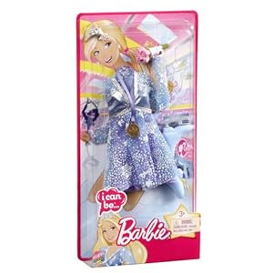 Barbie I Can Be an Ice Skater - Blue Skating Outfit with Ice Skates Barbie I Can Be an Ice Skater - Blue Skating Outfit with Ice Skates