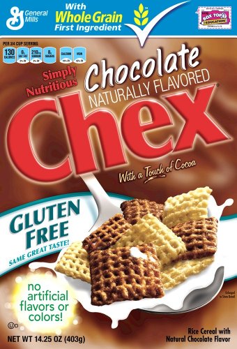 Chex Chocolate Cereal, 14.25-Ounce Box (Pack of 6)