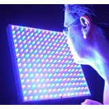 Red & Blue LED Light Therapy for Face & Neck - Anti-Aging Phototherapy 225 LEDs