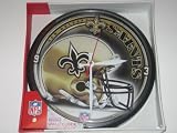 NEW ORLEANS SAINTS 12 Team Colors & Logo Round WALL CLOCK