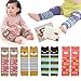 Fly-love® 6pairs Combed Cotton Cartoon Bear Infant Toddler Leg Sleeve Warmers Socks Protector Warmer For Baby Knee Pads