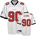 Gaines Adams Jersey: Reebok White Replica #90 Tampa Bay Buccaneers Jersey - Medium