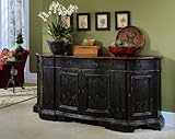 Black Serpentine Credenza by Hooker Furniture - Black (731-85-124)