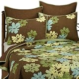 Liz Claiborne CATALINA Floral Full/Queen QUILT