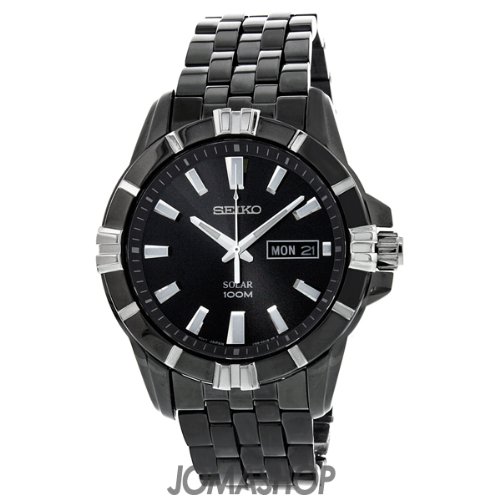 Seiko Mens SNE177 Black Dial Watch Seiko Mens SNE177 Black Dial Watch